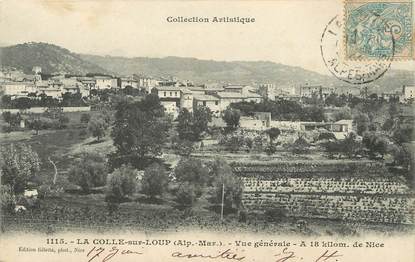 / CPA FRANCE 06 "La Colle sur Loup, vue générale"