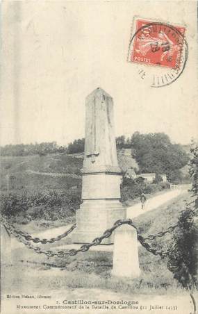 CPA FRANCE 33 "Castillon sur Dordogne, monument aux morts"