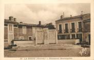 33 Gironde CPA FRANCE 33 "La Brède, monument Montesquieu"