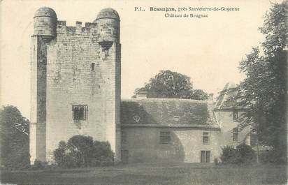 CPA FRANCE 33 "Bossugan, château de Brugnac"