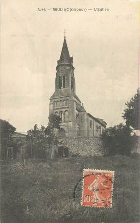 CPA FRANCE 33 "Bouliac, l'église"