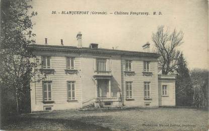 CPA FRANCE 33 "Blanquefort, château Fongravey"
