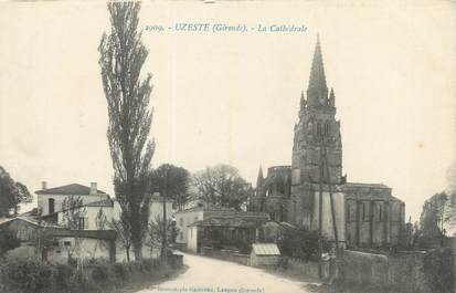 CPA FRANCE 33 "Uzeste, la cathédrale"