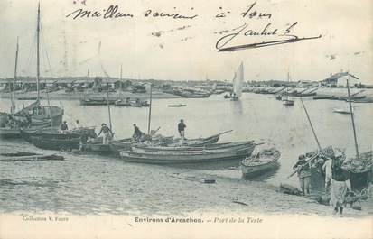 CPA FRANCE 33 "Environs d'Arcachon, port de la Teste"