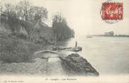 33 Gironde CPA FRANCE 33 "Langon, les rochers"