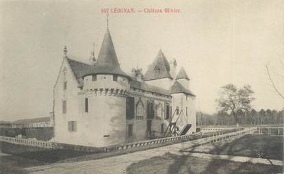 CPA FRANCE 33 "Léognan, château Olivier "