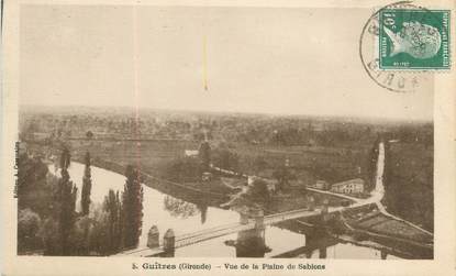 CPA FRANCE 33 "Guitres, vue de la plaine de Sablons"