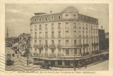 CPA FRANCE 33 "Bordeaux, hôtel du Faisan"