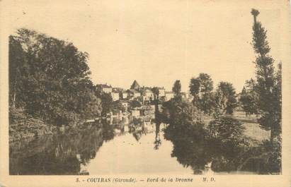 CPA FRANCE 33 "Coutras, bord de la Dronne"