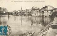 33 Gironde CPA FRANCE 33 "Coutras, vue panoramique et les chutes de la Dronne"