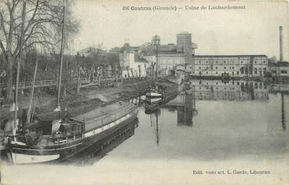 CPA FRANCE 33 "Coutras, usine de Laubardemont"