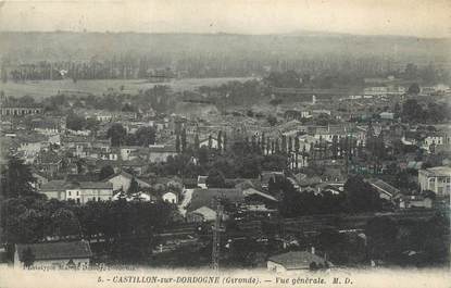 CPA FRANCE 33 "Castillon sur Dordogne, vue générale"