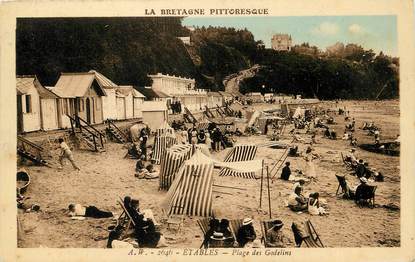 / CPA FRANCE 22 "Etables, plage des Godelins"