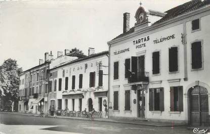 CPSM FRANCE 40 "Tartas, la poste, place Aristide Briand"