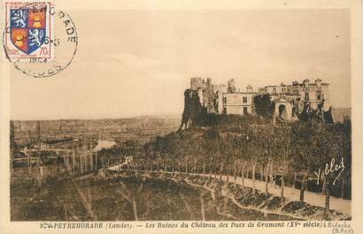 CPA FRANCE 40 "Peyrehorade, les ruines du château des Ducs de Gramont"