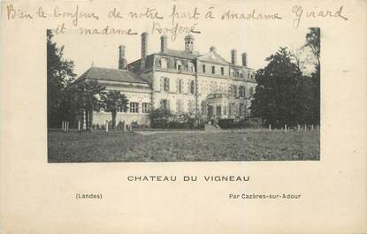 CPA FRANCE 40 "Cazères sur Adour, château du Vigneau"