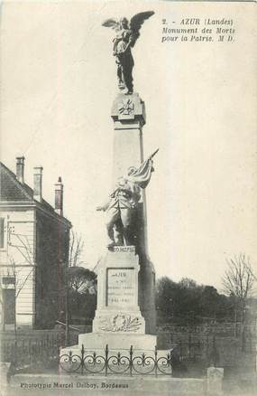 CPA FRANCE 40 "Azur, monument aux morts"