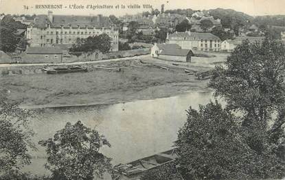 CPA FRANCE 56 "Hennebont, l'école d'agriculture et la vieille ville"