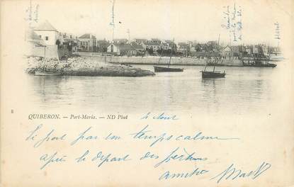 CPA FRANCE 56 "Quiberon, port Maria"