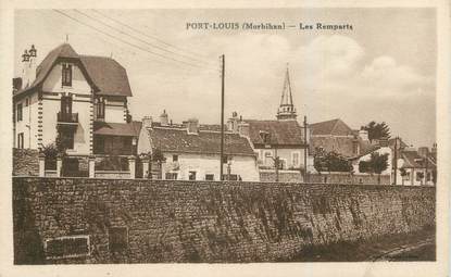 CPA FRANCE 56 "Port Louis, les remparts"