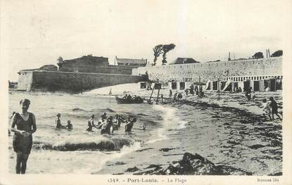 CPA FRANCE 56 "Port Louis, la plage "