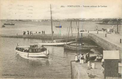 CPA FRANCE 56 "Port Louis, vedette arrivant de Lorient"