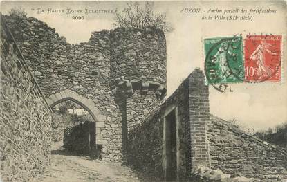 CPA FRANCE 43 "Auzon, ancien portail des fortifications"