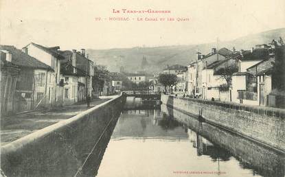 / CPA FRANCE 82 "Moissac, le canal et les quais"