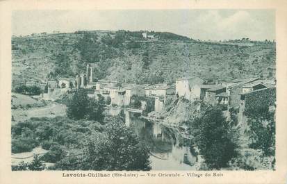 CPA FRANCE 43 "Lavoute Chilhac, vue orientale, village du bois"