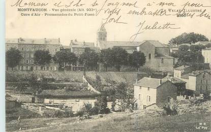 CPA FRANCE 43 "Montfaucon, vue générale"