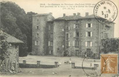 CPA FRANCE 43 "Le Château de Thiolent"
