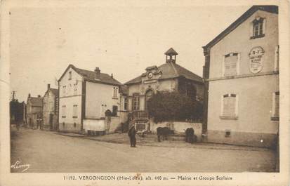 CPA FRANCE 43 "Vergongeon, mairie et groupe scolaire"