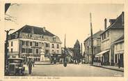 38 Isere / CPA FRANCE 38 "Les Abrets, le centre et rue d'Italie"