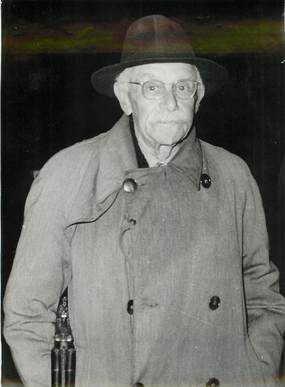 PHOTO DE PRESSE ORIGINALE / 1963 Gustave Maillard, président des lieutenants de Louveterie du Nord / CHASSE