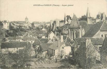 CPA FRANCE 86 "Angles sur l'Anglin, aspect général"