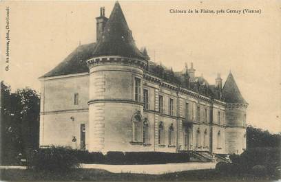 CPA FRANCE 86 "Château de la Plaine près Cernay"