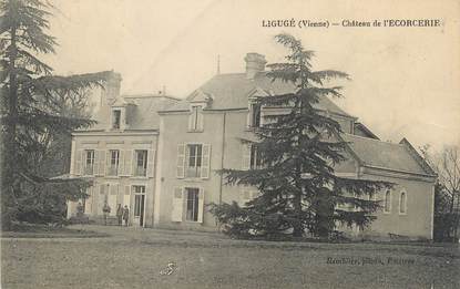 CPA FRANCE 86 "Ligugé, château de l'Ecorcerie"