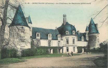 CPA FRANCE 86 "Martaize, le château de Sautone"