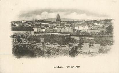 / CPA FRANCE 13 "Grans, vue générale"