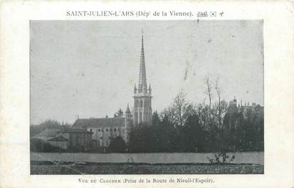 CPA FRANCE 86 "Saint Julien l'Ars, vue du clocher"