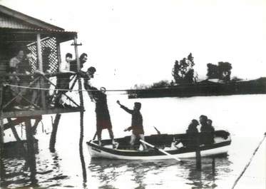 PHOTO DE PRESSE ORIGINALE / Argentine, 1963, graves inondations