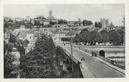 CPSM FRANCE 86 "Chauvigny, vue générale et le pont sur la Vienne"