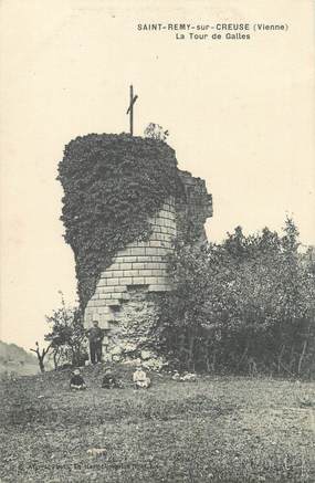 CPA FRANCE 86 "Saint Rémy sur Creuse, la tour de Galles"