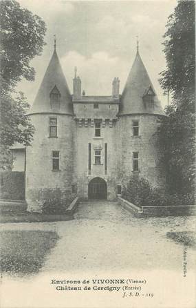 CPA FRANCE 86 "Environs de Vivonne, château de Cercigny"