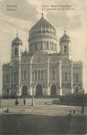 CPA RUSSIE "Moscou, la cathédrale du Saint Sauveur"