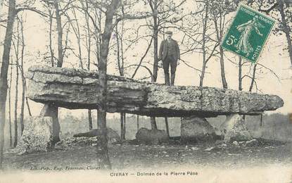 CPA FRANCE 86 "Civray, dolmen de la Pierre Pèse"