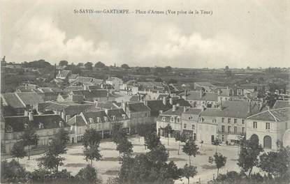 CPA FRANCE 86 "Saint Savin sur Gartempe, place d'Armes"