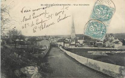 CPA FRANCE 86 "Saint Savin sur Gartempe, vue générale "