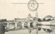 86 Vienne CPA FRANCE 86 "Saint Savin sur Gartempe, le pont neuf et l'ancienne abbaye"