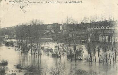 CPA FRANCE 86 "Poitiers, la cagouillère" / INONDATIONS